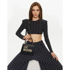 Borsa Donna a Mano Small LOVE MOSCHINO linea Bold Bag colore Nero