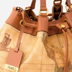 Borsa Donna a Secchiello 1A Classe Alviero Martini linea Geo Classic D036 Made in Italy