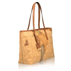 Borsa Donna a Spalla 1A Classe Alviero Martini Shopping Grande con Zip D007