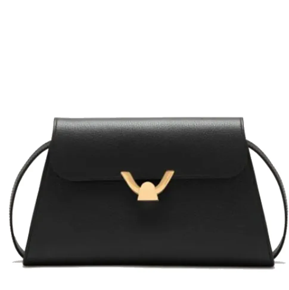 Borsa Donna a Spalla COCCINELLE in Pelle Nera linea Dew Medium