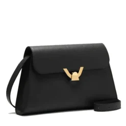 Borsa Donna a Spalla COCCINELLE in Pelle Nera linea Dew Medium