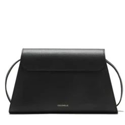 Borsa Donna a Spalla COCCINELLE in Pelle Nera linea Dew Medium