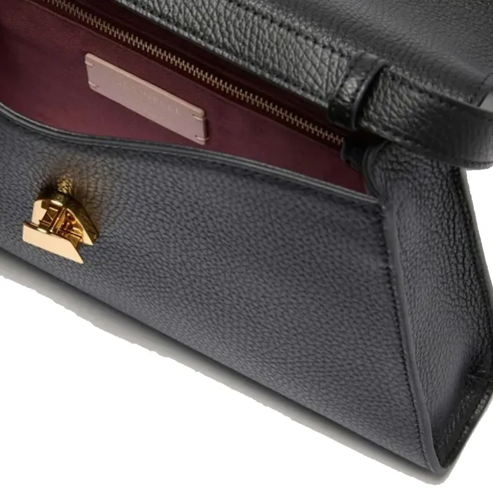 Borsa Donna a Spalla COCCINELLE in Pelle Nera linea Dew Medium