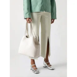 Borsa Donna a Spalla COCCINELLE Linea C-Easy Colore Blanco