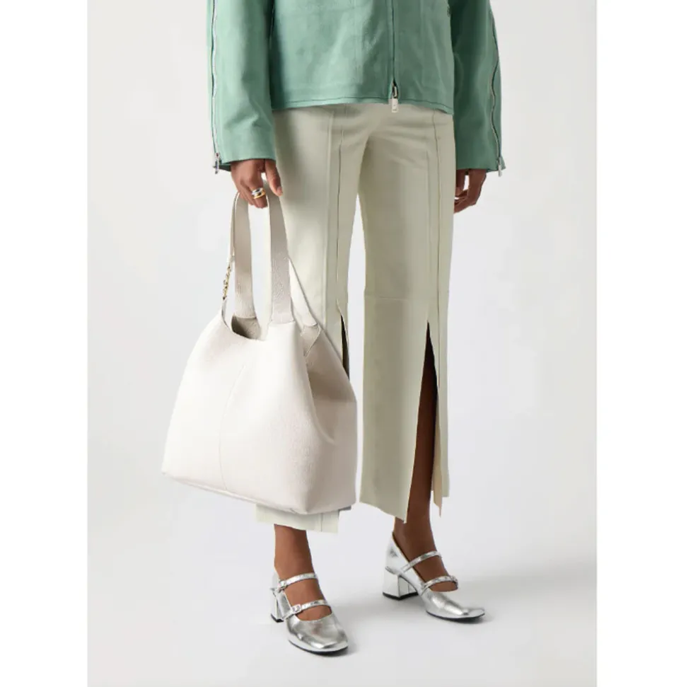 Borsa Donna a Spalla COCCINELLE Linea C-Easy Colore Blanco