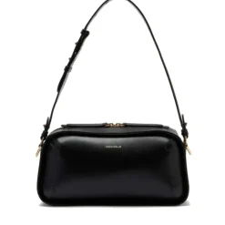 Borsa Donna a Spalla COCCINELLE in Pelle linea Maleta Calf Cocker Colore Nero