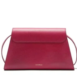 Borsa Donna a Spalla COCCINELLE in Pelle Sangria linea Dew Medium
