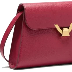 Borsa Donna a Spalla COCCINELLE in Pelle Sangria linea Dew Medium