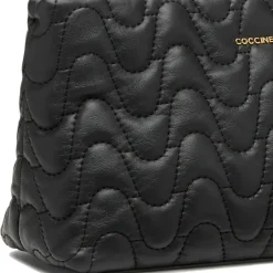Borsa Donna a Spalla COCCINELLE in Pelle Matelassè Linea Ophelie Colore Nero