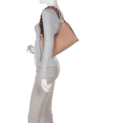 Borsa Donna a Spalla COCCINELLE in Pelle linea Boheme Small colore Skin - Gazpacho