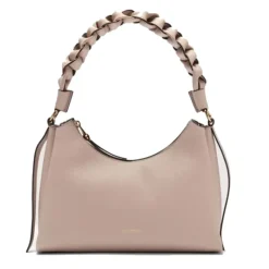 Borsa Donna a Spalla COCCINELLE in Pelle linea Boheme Small colore Rosette - Warm Taupe