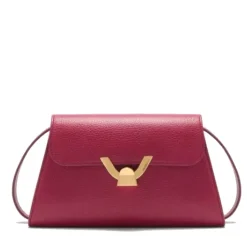 Borsa Donna a Spalla COCCINELLE in Pelle Sangria linea Dew Small