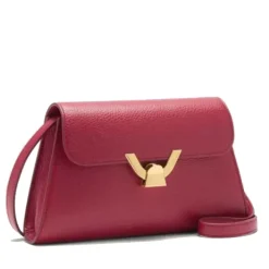 Borsa Donna a Spalla COCCINELLE in Pelle Sangria linea Dew Small