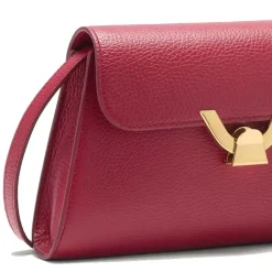 Borsa Donna a Spalla COCCINELLE in Pelle Sangria linea Dew Small