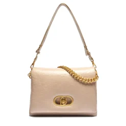 Borsa Donna a Spalla con Pattina LIU JO Better linea La Puffy Sabbia Scuro