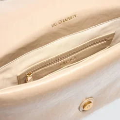 Borsa Donna a Spalla con Pattina LIU JO Better linea La Puffy Sabbia Scuro