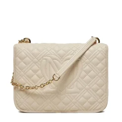 Borsa Donna a Spalla con Tracolla LOVE MOSCHINO linea Quilted colore Avorio