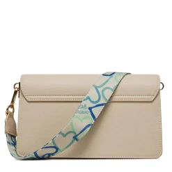 Borsa Donna a Spalla con Tracolla LOVE MOSCHINO linea Smart Daily Jelly Logo Avorio