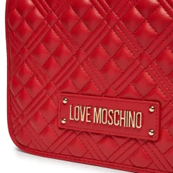Borsa Donna a Spalla con Tracolla LOVE MOSCHINO linea Quilted colore Rosso