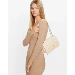 Borsa Donna a Spalla e a Tracolla LOVE MOSCHINO linea Bold Bag color Avorio