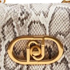 Borsa Donna a Spalla e Tracolla LIU JO Better linea La Puffy stampa Pitone