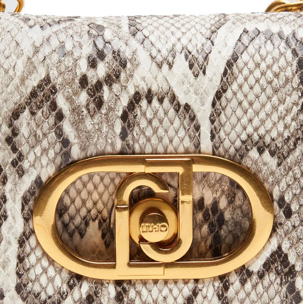 Borsa Donna a Spalla e Tracolla LIU JO Better linea La Puffy stampa Pitone