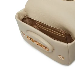 Borsa Donna a Spalla e Tracolla LOVE MOSCHINO Avorio con Foulard Logato