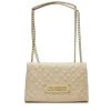 Borsa Donna a Spalla e Tracolla LOVE MOSCHINO linea Lettering Logo Avorio