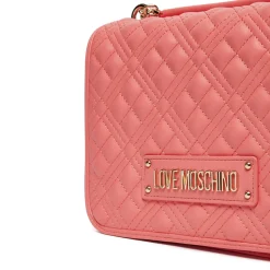 Borsa Donna a Spalla e Tracolla LOVE MOSCHINO linea Quilted color Corallo