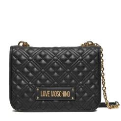 Borsa Donna a Spalla e Tracolla LOVE MOSCHINO linea Quilted colore Nero
