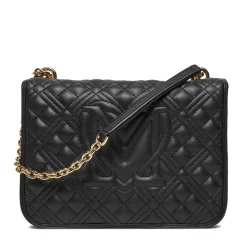 Borsa Donna a Spalla e Tracolla LOVE MOSCHINO linea Quilted colore Nero