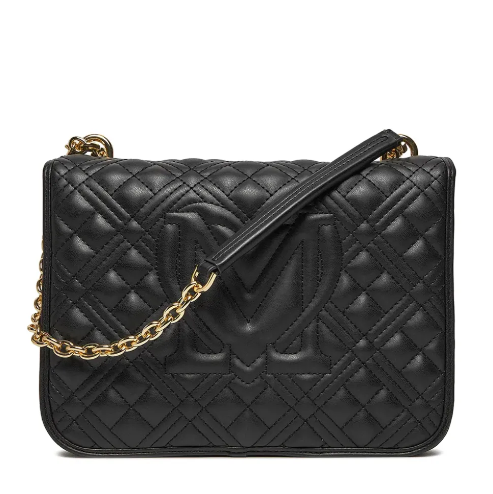 Borsa Donna a Spalla e Tracolla LOVE MOSCHINO linea Quilted colore Nero