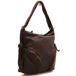 Borsa Donna a Spalla GIANNI CONTI in Pelle Marrone