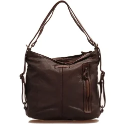 Borsa Donna a Spalla GIANNI CONTI in Pelle Marrone