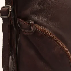 Borsa Donna a Spalla GIANNI CONTI in Pelle Marrone