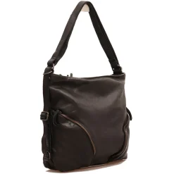 Borsa Donna a Spalla GIANNI CONTI in Pelle Nera