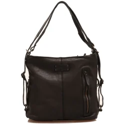 Borsa Donna a Spalla GIANNI CONTI in Pelle Nera