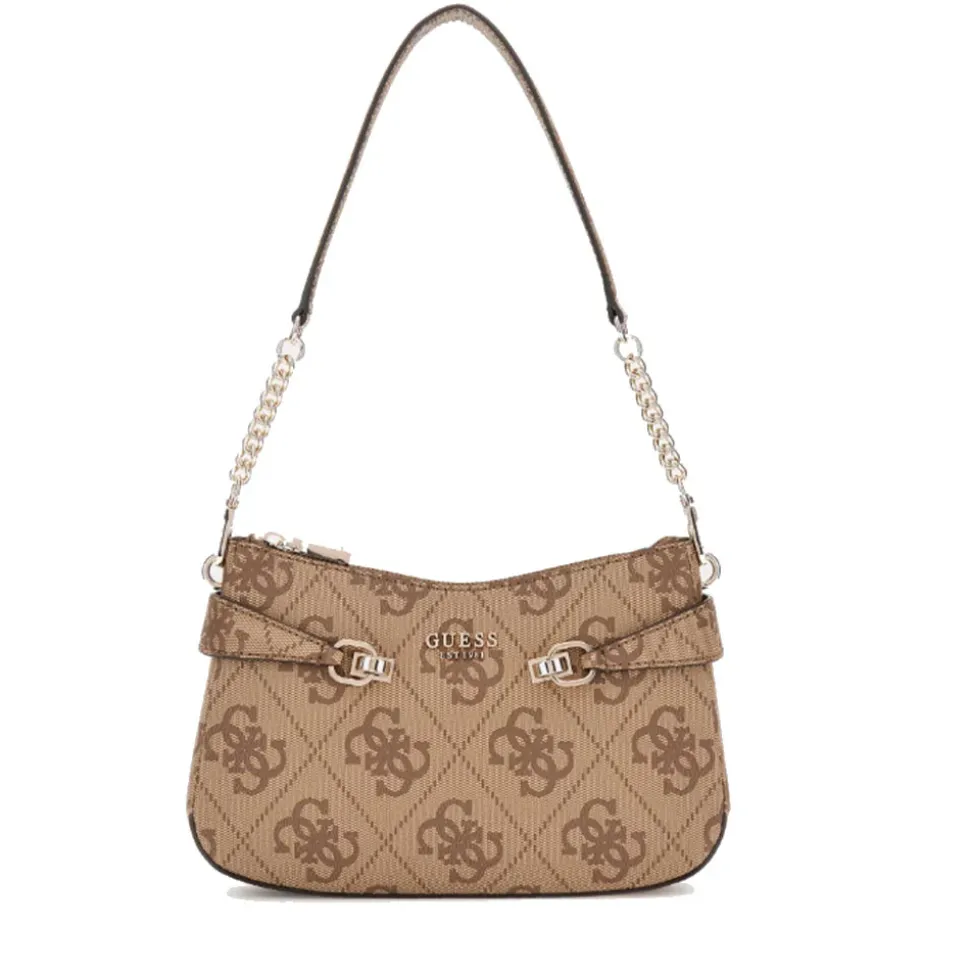Borsa Donna a Spalla GUESS Linea Lorelei colore Latte Logo