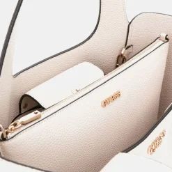 Borsa Donna a Spalla GUESS Linea Helina colore Bone