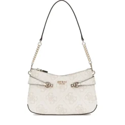Borsa Donna a Spalla GUESS Linea Lorelei colore Bone Logo