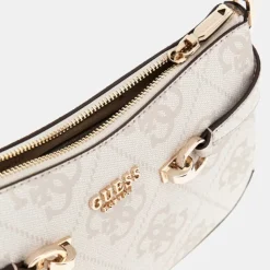 Borsa Donna a Spalla GUESS Linea Lorelei colore Bone Logo