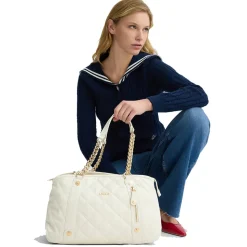 Borsa Donna a Spalla LIU JO Better Trapuntata color Crema