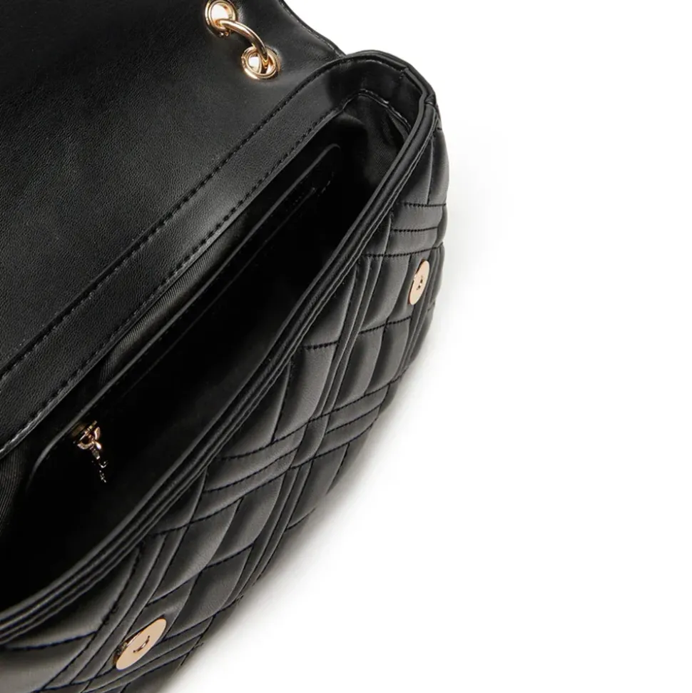 Borsa Donna a Spalla LOVE MOSCHINO linea Logo Lettering Nero