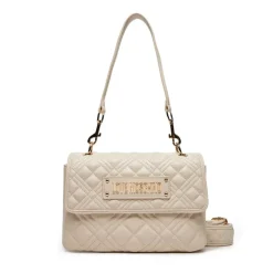 Borsa Donna a Spalla LOVE MOSCHINO linea Logo Lettering Avorio