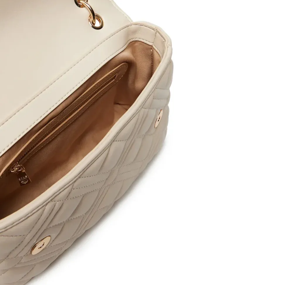 Borsa Donna a Spalla LOVE MOSCHINO linea Logo Lettering Avorio