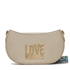 Borsa Donna a Spalla LOVE MOSCHINO linea Smart Daily Jelly Logo Avorio