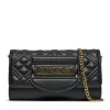 Borsa Donna a Spalla LOVE MOSCHINO linea Quilted Tab Nero