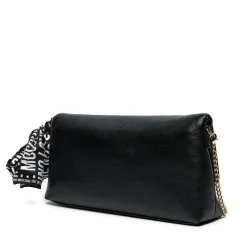 Borsa Donna a Spalla LOVE MOSCHINO Nera con Foulard Logato