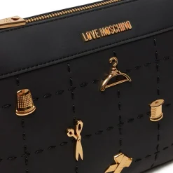 Borsa Donna a Spalla LOVE MOSCHINO linea Tailoring Nera