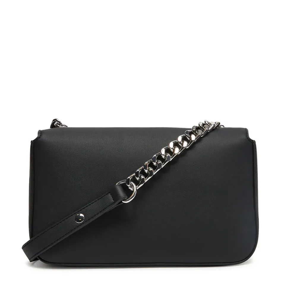 Borsa Donna a Spalla LOVE MOSCHINO Nera con Logo Lettering Sfumato